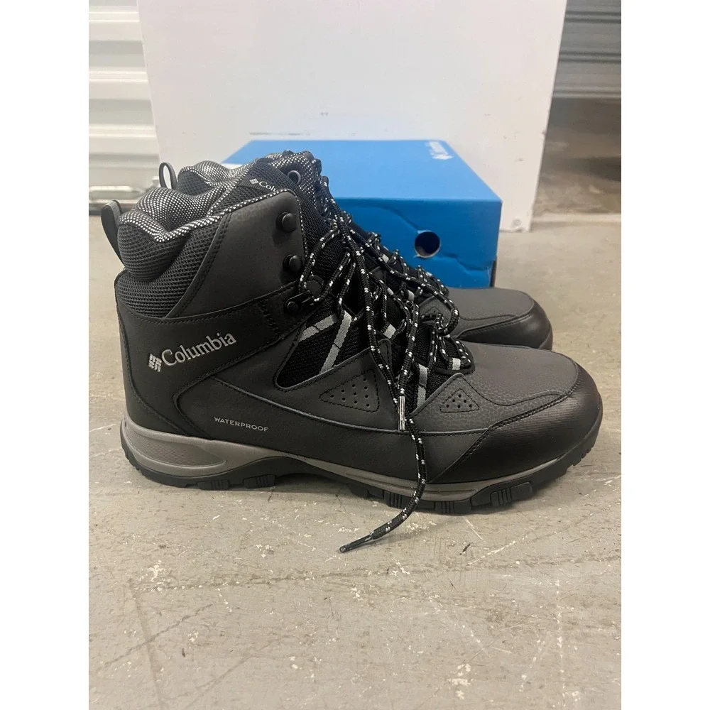 Columbia Liftop III 2100861-010 Winter‎ Boots Mens US 12 Black Waterproof Hiking